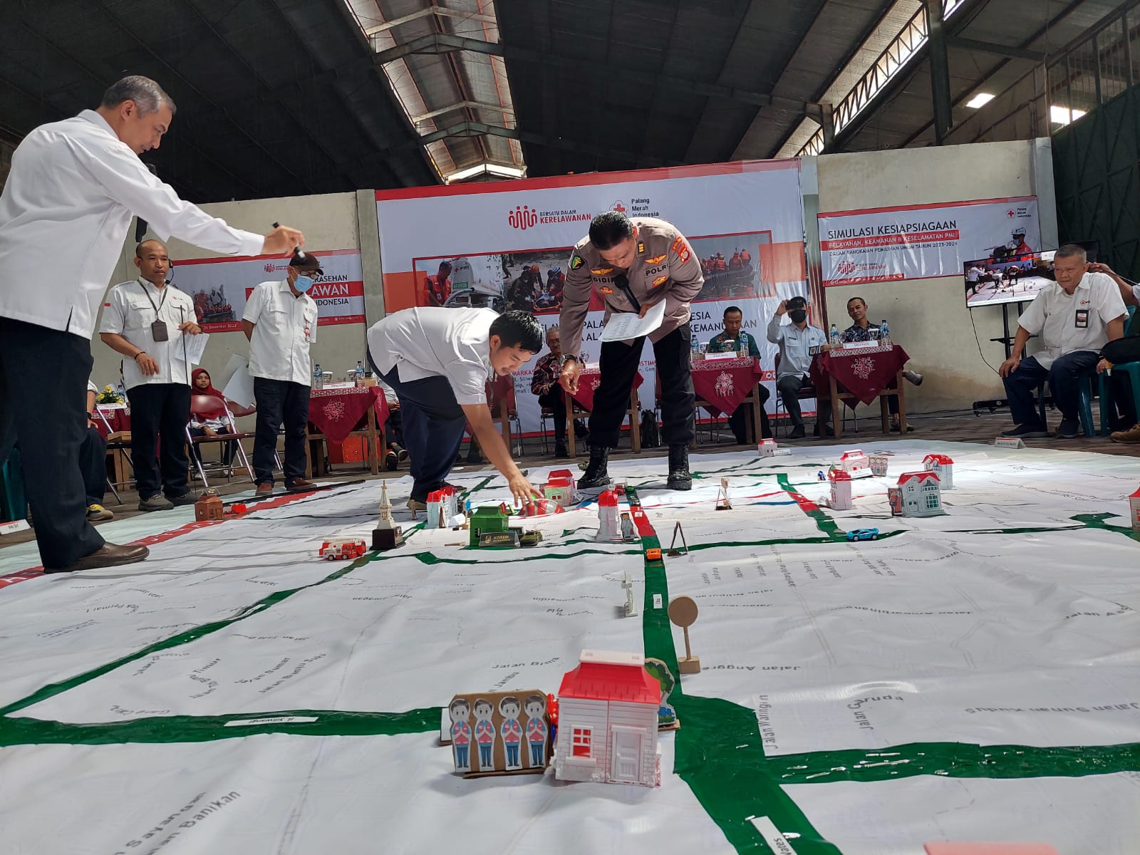 Jamin Kenetralan, PMI Cimahi Gelar Simulasi Kesiapsiagaan Pemilu