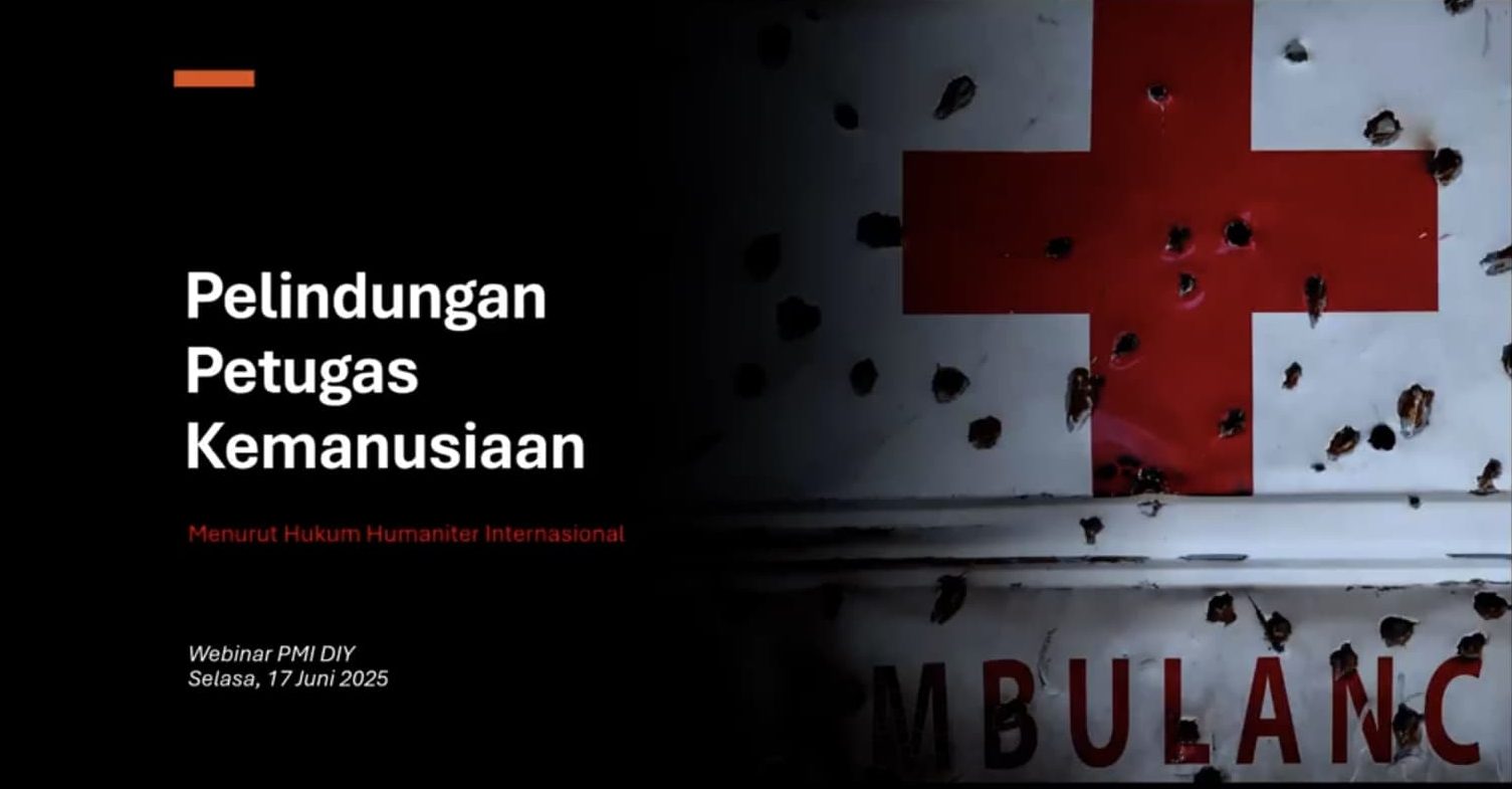 PMI Cimahi Tegaskan Komitmen Pelindungan Petugas Kemanusiaan Lewat Webinar Nasional Bersama ICRC